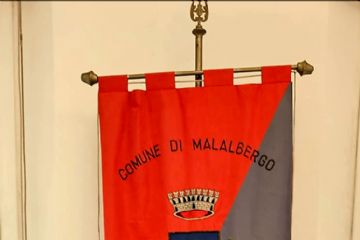 Il Sindaco Massimiliano Vogli e il nuovo Comandante della Compagnia della Guardia di Finanza di Molinella, il Capitano Alessandro Maria Santangelo