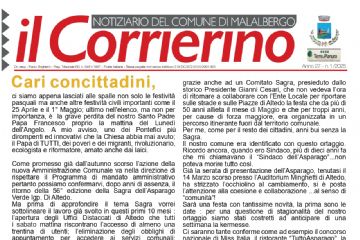 Online il nuovo numero del notiziario comunale n. 1/2025