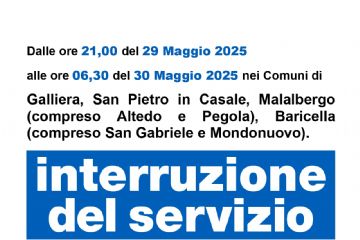 Interruzione servizio idrico