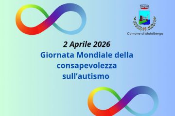2 Aprile - Giornata Mondiale della consapevolezza sull'autismo - Malalbergo si illumina di blu