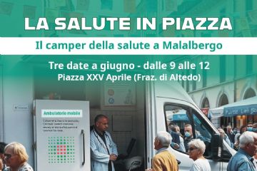 Il “Camper della Salute” arriva a Malalbergo: tre appuntamenti in piazza a giugno