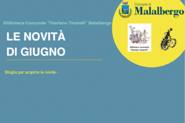 Biblioteca comunale: disponibile il Bollettino Novità di giugno