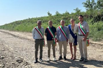 Ciclovia del Reno, inaugurati venerdì 31 luglio i lavori di realizzazione del tratto verso Malalbergo