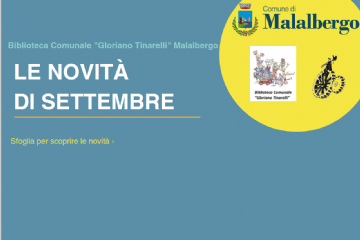 Le novità di settembre in Biblioteca: scopri i nuovi libri! E' online il Bollettino Novità